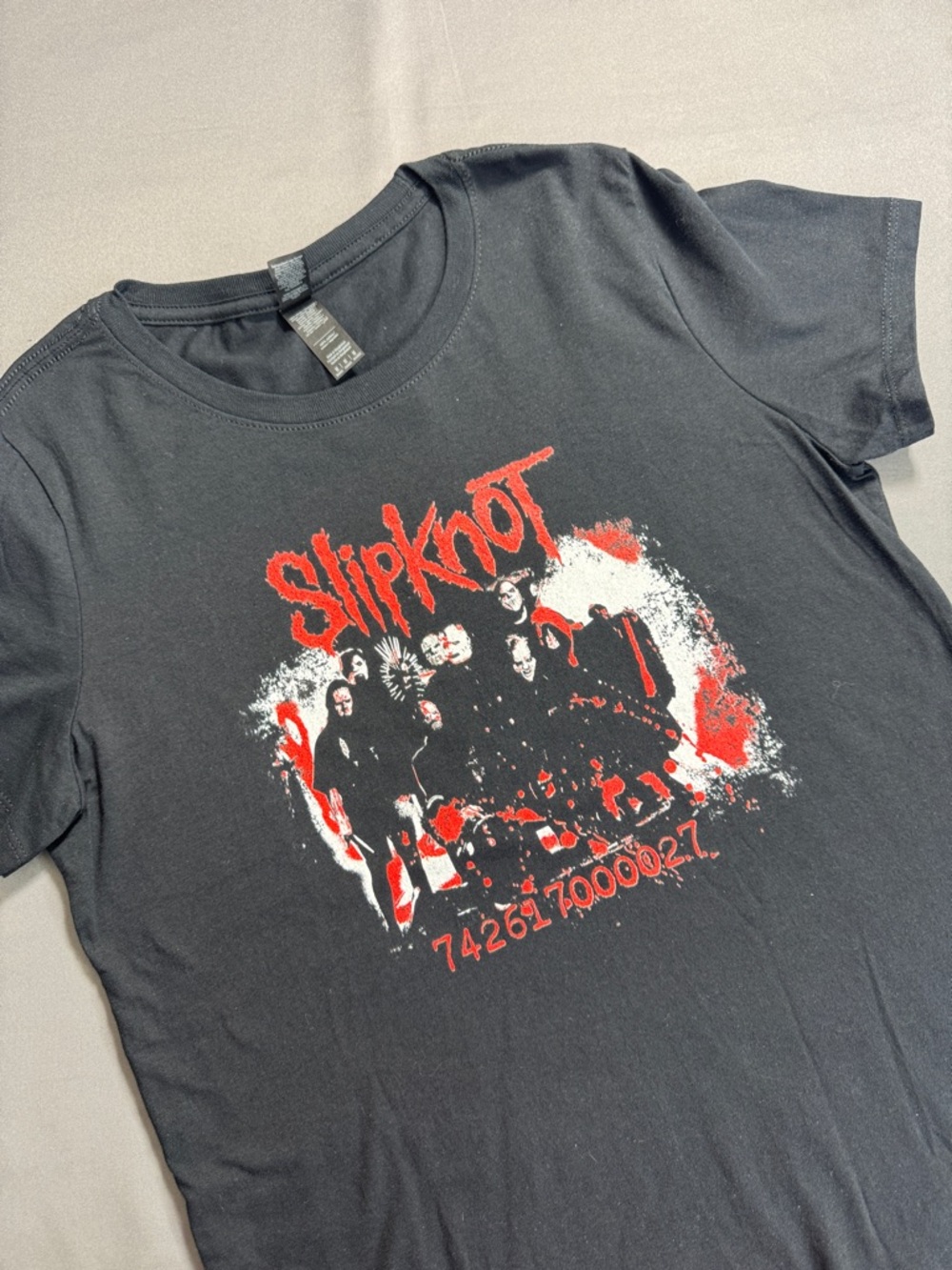 Gildan Black Slipknot Graphic Tee‎  Unisex 100% Cotton Size M